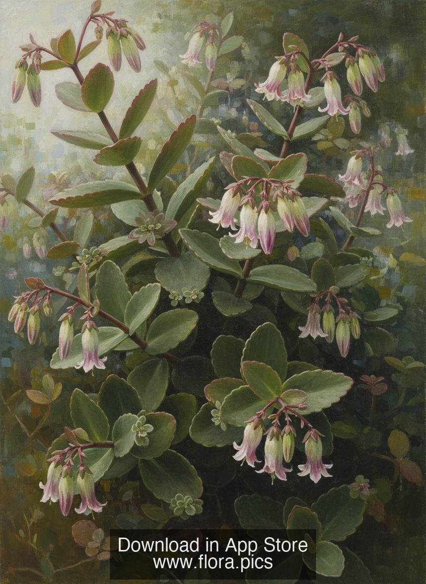 Cathedral Bells - Kalanchoe pinnata flower puzzle art