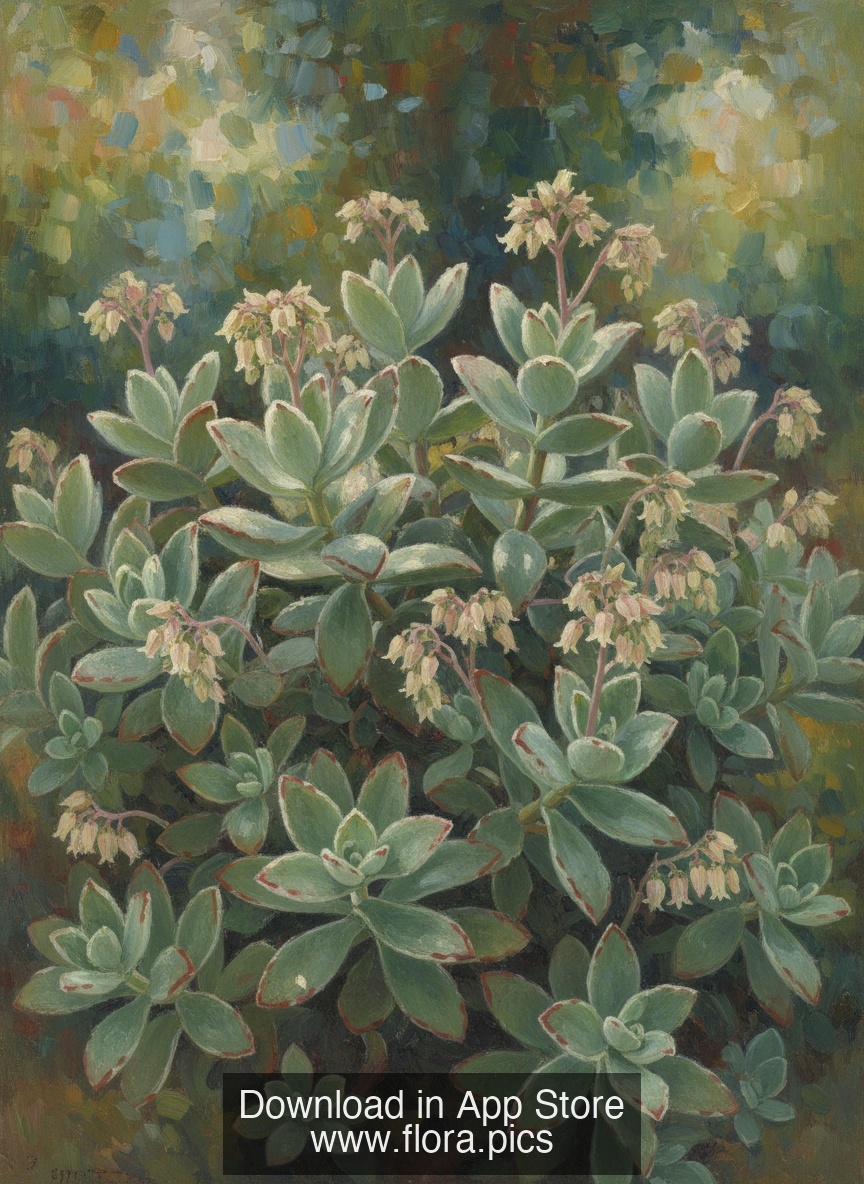 Panda Plant - Kalanchoe tomentosa flower puzzle art