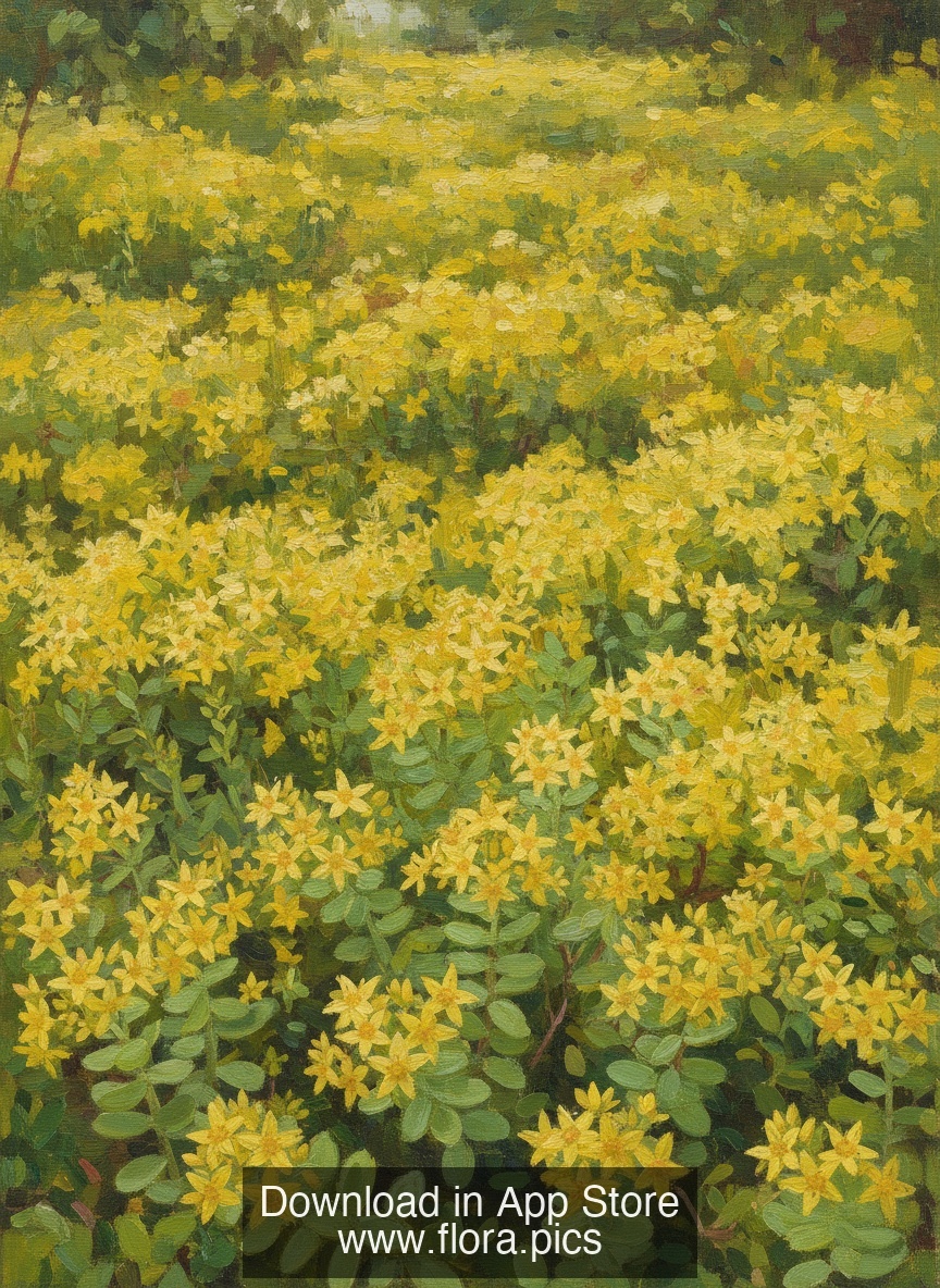 Biting Stonecrop - Sedum acre flower puzzle art