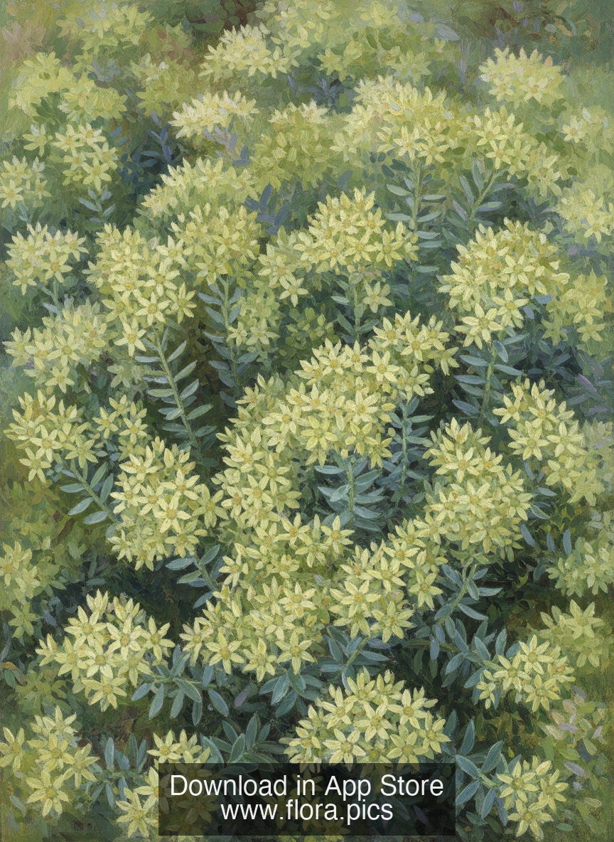 Pale Stonecrop - Sedum sediforme flower puzzle art